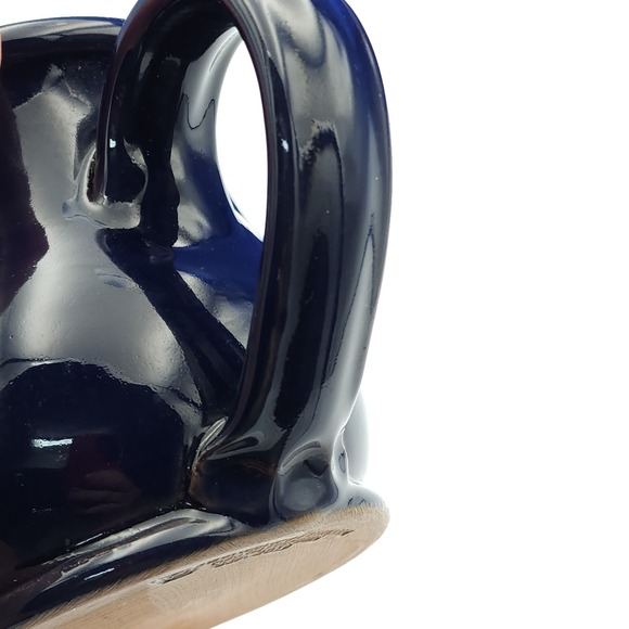 Deneen Pottery Snowbird Mountain Lodge Hand-Thrown Dark Blue Robbinsville NC - Picture 5 of 7